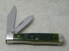 Case XX USA 10 Dot (2000) Green Bone 6225 1/2 SS Tiny Coke Bottle Knife