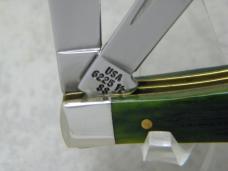 Case XX USA 10 Dot (2000) Green Bone 6225 1/2 SS Tiny Coke Bottle Knife