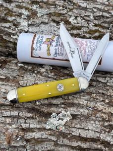 GEC NORTHFIELD ** 541225 SMOOTH YELLOW ROSE BONE JUMBO STOCKPEN JACK