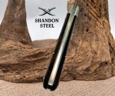 SHAPLEIGH  HARDWARE HAWKBILL POCKET KNIFE  WOOD HANDLES CARBON STEEL (22)