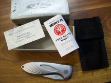 Boker Speedlock 3000 Automatic Pohl Design Solingen, Germany UNUSED Box Sheath Papers