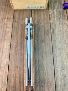 Mcusta Custom Premier Series Wood Inlayed with Metal Flowers VG-10 San Mai Blade
