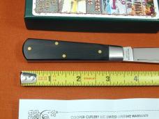 Beaver Falls Cutlery Smooth Ebony Wood Jack Knife NIT from Cooper Cutlery Made in USA EBONY