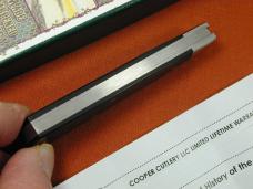 Beaver Falls Cutlery Smooth Ebony Wood Jack Knife NIT from Cooper Cutlery Made in USA EBONY