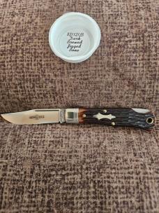 Unused Gec 83 Dark Brewed Jigged Bone 