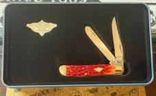 2004 CaseXX 6207 Mini Trapper Tested Red Rogers Jigged Bone w/Tin