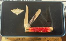 2004 CaseXX 6207 Mini Trapper Tested Red Rogers Jigged Bone w/Tin