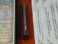 Dollar Knife Co. Smooth Blood Wood with Black Shield Jack Knife NIB from Cooper Cutlery USA BW-BLS