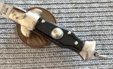 60’s Mini Keychain Switchblade Knife, Stainless Steel Mark, Japan