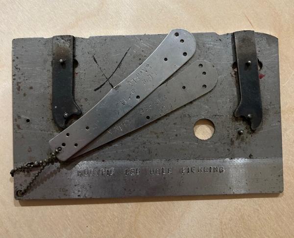 Vintage Trapper tooling jig Vintage Trapper tooling jig