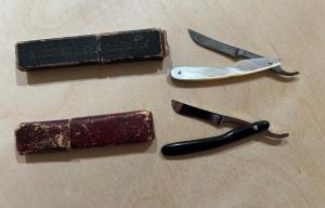 2 vintage corn razors