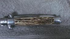 New 1990's Renzo Beltrame 9" stag horn Italian Stiletto