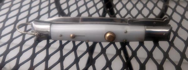 9 Inch White Pearl Rizzuto Estileto Milano 9 Inch White Pearl Rizzuto Estileto Milano