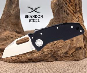 Demko Nano Shark-Lock Black G10 Folding CPM-20CV Folding Pocket Knife 19208