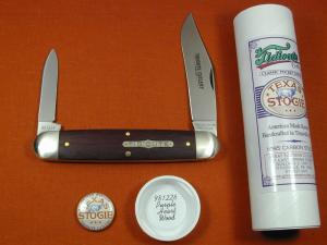 Great Eastern Cutlery GEC Smooth Purple Heart Wood Texas Stogie Knife NIT 981226 Made In USA