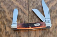 Case XX USA 6347 SH SP SSP 3 Blade Bone Handle Stockman Knife 3 dot (1998 box)