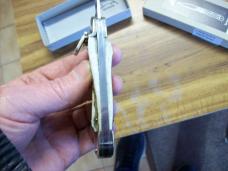 Hubertus Knife Solingen, Germany Size 10 Medium Clip-Point Genuine Stag/Antler NIB