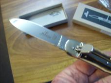 Hubertus Knife Solingen, Germany Large Size 11 Spear-Point Blade Genuine Stag/Antler NIB