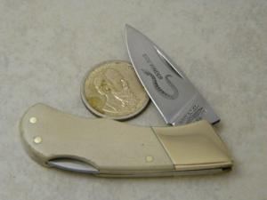 Parker Cut Co Japan Smooth Bone Side Winder Lockback Knife 