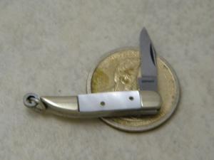 Made in Germany Pearl Mini Folding Toothpick Knife 