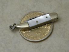 Made in Germany Pearl Mini Folding Toothpick Knife 