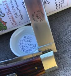 Great Eastern Cutlery 2006 #23 Jumbo Square End Trapper Diamond Back Amber Jig #55 of 110