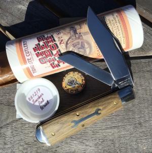 Great Eastern Cutlery 861219 Oil Field Jack Sucker Rod Wood - Wrench Shield PPP
