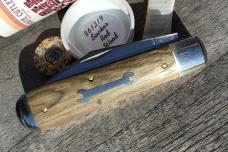 Great Eastern Cutlery 861219 Oil Field Jack Sucker Rod Wood - Wrench Shield PPP