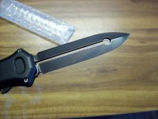 Paragon ATKO 10 ATS-34 OTF with Blued Blade, safety, side cocker Long Discontinued & UNUSED!