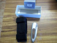 Boker Top lock ll Automatic Thuya Wood Inserts Very Fast W/Sheath & Box UNUSED!