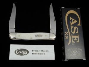 Case xx Smooth Natural Bone Muskrat Knife 13317 Made in USA NIB MUSKRAT SS 2025