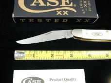 Case xx Smooth Natural Bone Muskrat Knife 13317 Made in USA NIB MUSKRAT SS 2025