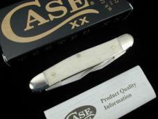 Case xx Smooth Natural Bone Muskrat Knife 13317 Made in USA NIB MUSKRAT SS 2025
