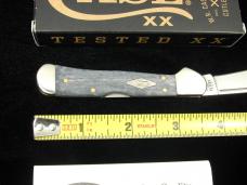 Case xx Smooth Gray Bone Mini Copperlock Knife 34201 USA Made in 2024 NIB 61749L SS 