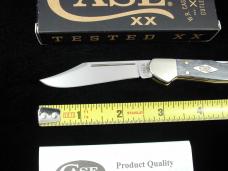Case xx Smooth Gray Bone Mini Copperlock Knife 34201 USA Made in 2024 NIB 61749L SS 