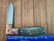 Tuna Valley Old Man Norman Barlow Green Maple Burl 154 CM Blade Steel 2021