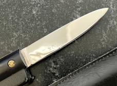 Vintage Pistol Switchblade Knife With Original Holster Sheath, France, Unused.