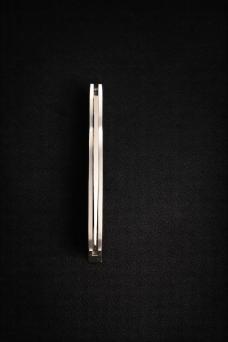 DISCONTINUED MOKI SERAPIS LOCK-BACK WITH BLACK MICARTA AND INLAID MOP DOTS (free shipping)