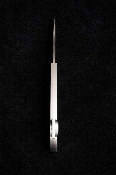 DISCONTINUED MOKI SERAPIS LOCK-BACK WITH BLACK MICARTA AND INLAID MOP DOTS (free shipping)