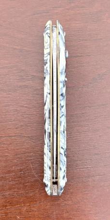 Presto Single Blade Cigar Switchblade Knife, Geo Schrade Knife Co, Used