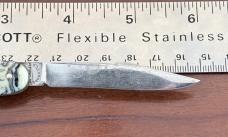 Presto Single Blade Cigar Switchblade Knife, Geo Schrade Knife Co, Used