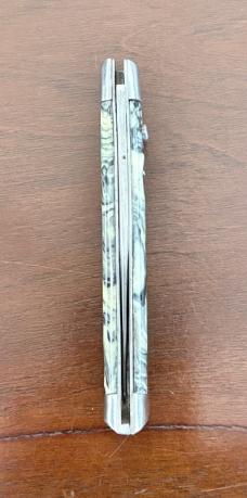 Old American Fishtail Switchblade Knife, Used