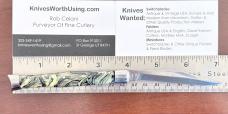 Old American Fishtail Switchblade Knife, Used