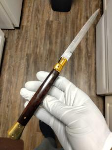 Arlen "Slo Joe" Walker Damascus Picklock 