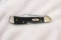 Case Mini Copperlock Green Ivy Etched Bone with Scrolled Bolsters