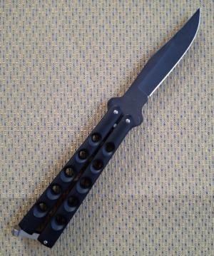 1980's Japan Balisong Black NIce!