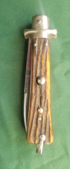 Vintage 50s French Bargeon Jigged Bone Auto 