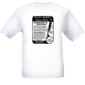 1950s Black Bandit Italian Stiletto T-Shirt XL