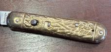 Edgemaster Paratrooper Or FatJack Switchblade Knife, All Brass Body, Used 
