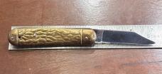 Edgemaster Paratrooper Or FatJack Switchblade Knife, All Brass Body, Used 